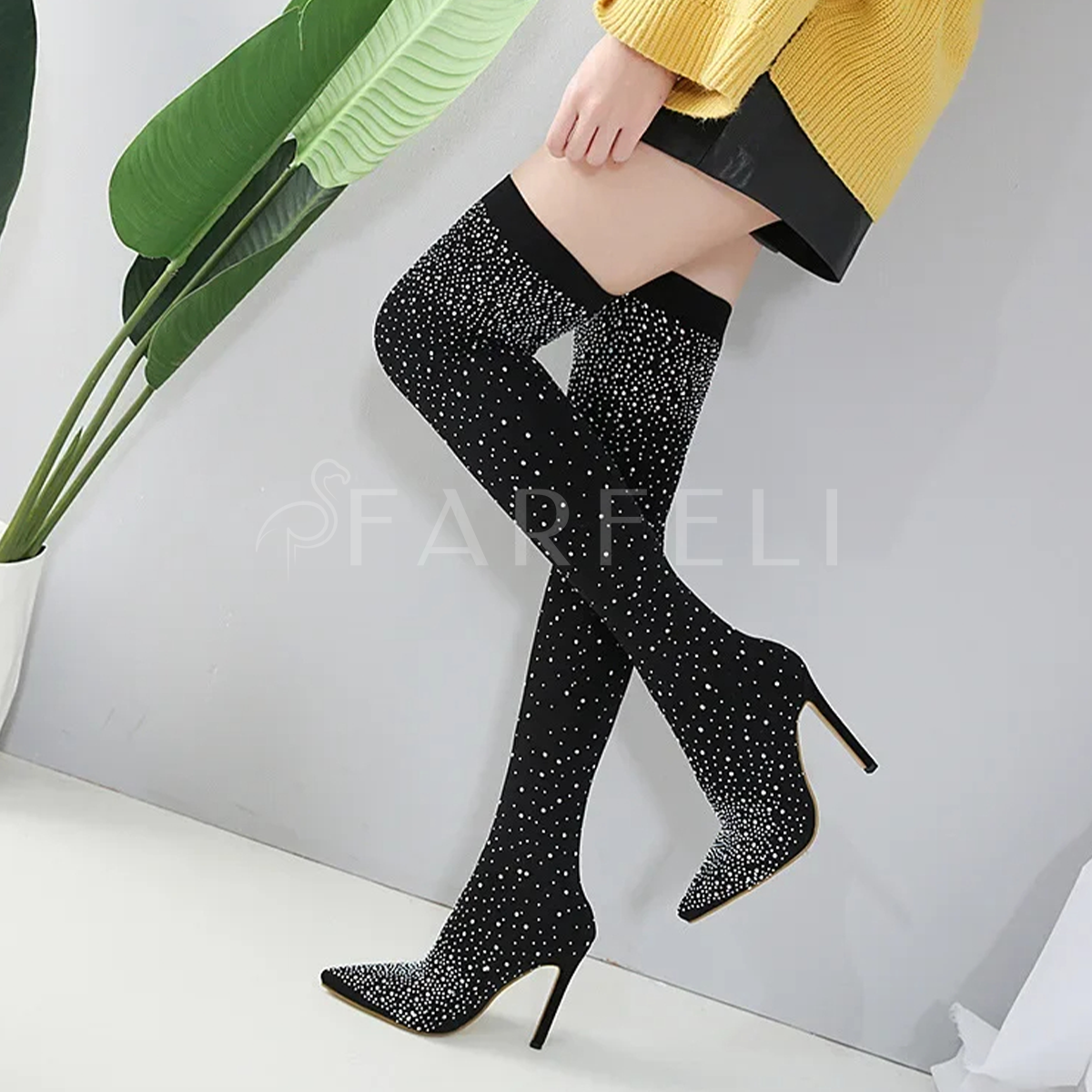 Botte Chaussette Sexy Glamour