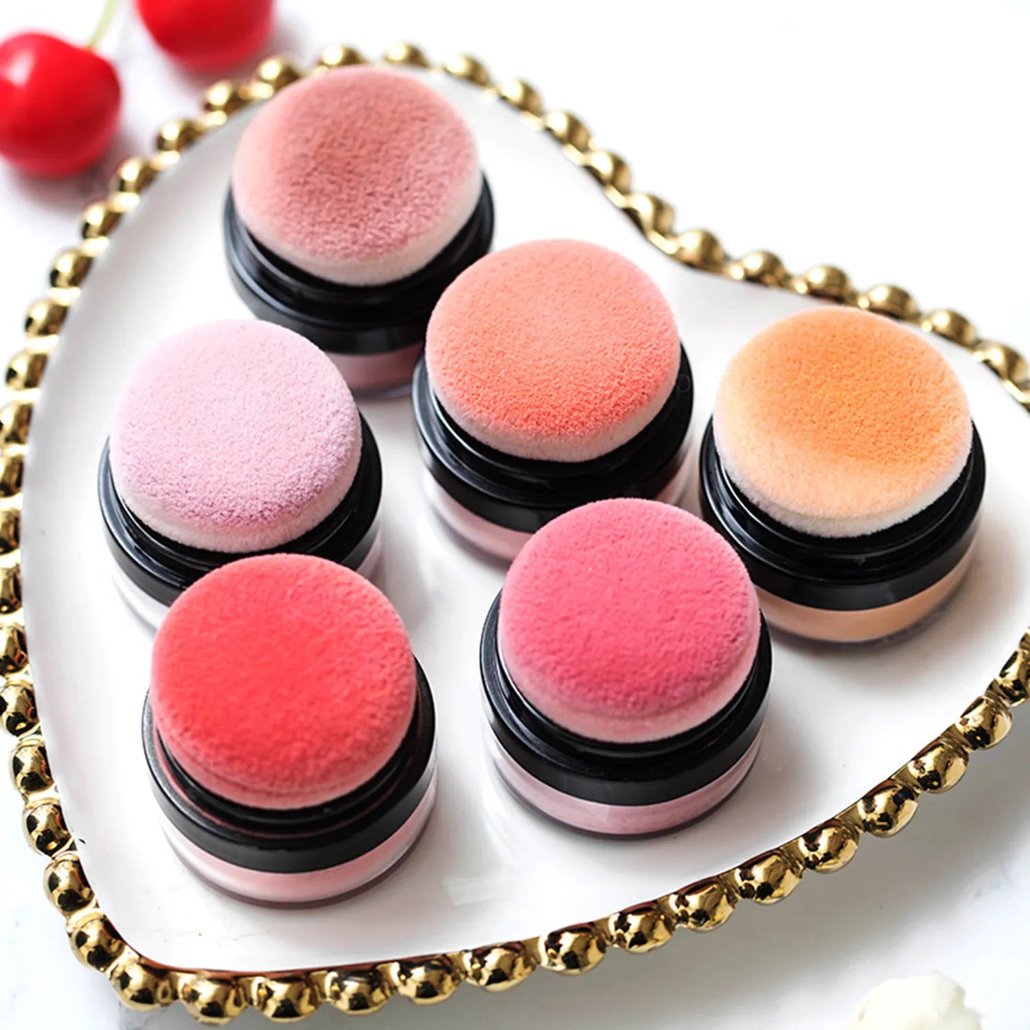 Blush avec Éponge Applicatrice