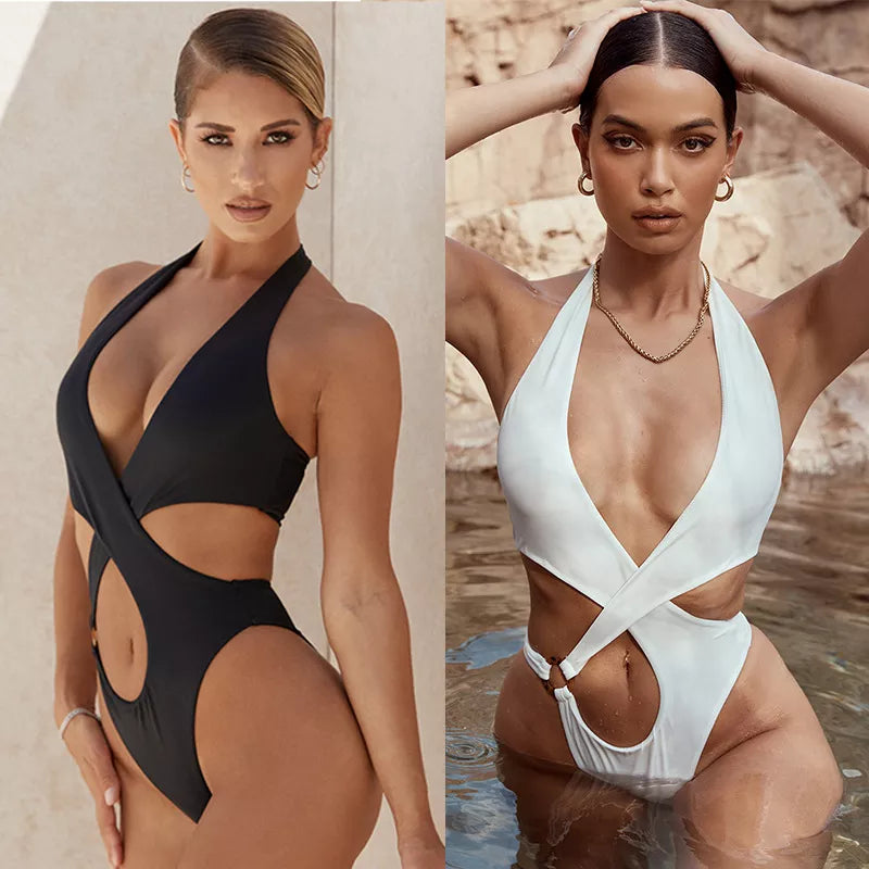 Maillot à Découpes Féminin