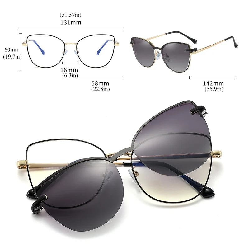 Lunettes Magnétiques 2 en 1