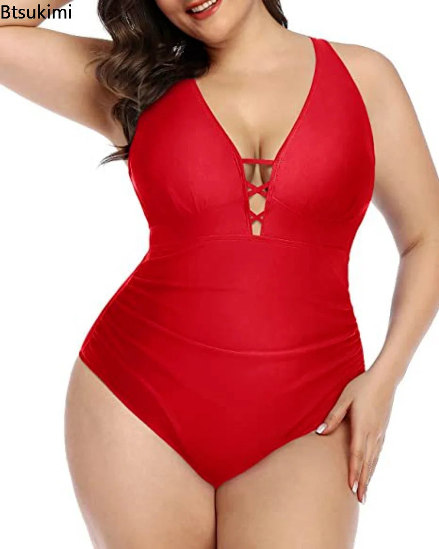 Maillot Grande Taille Décolleté en V