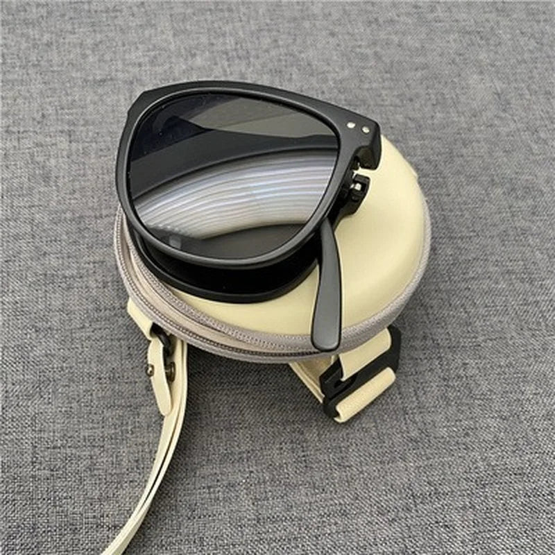 Lunettes de Soleil Polarisées Pliables avec Étui