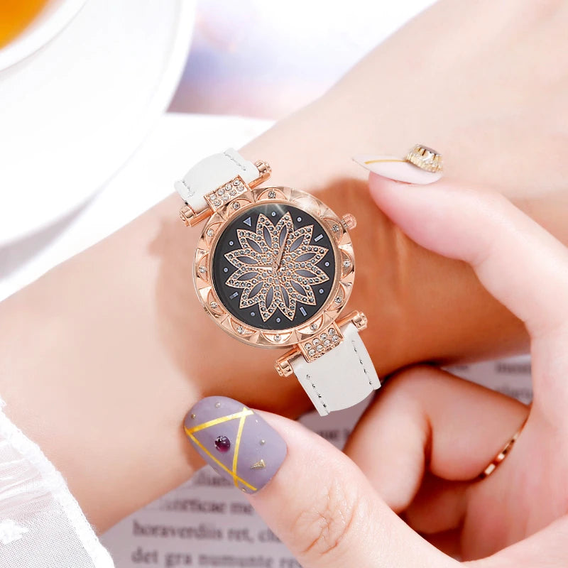 Kit Collier, Boucles d’Oreilles, Bague et Montre en Pierres