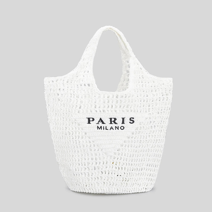 Sac de Plage en Raphia Paris html Copiar Editar