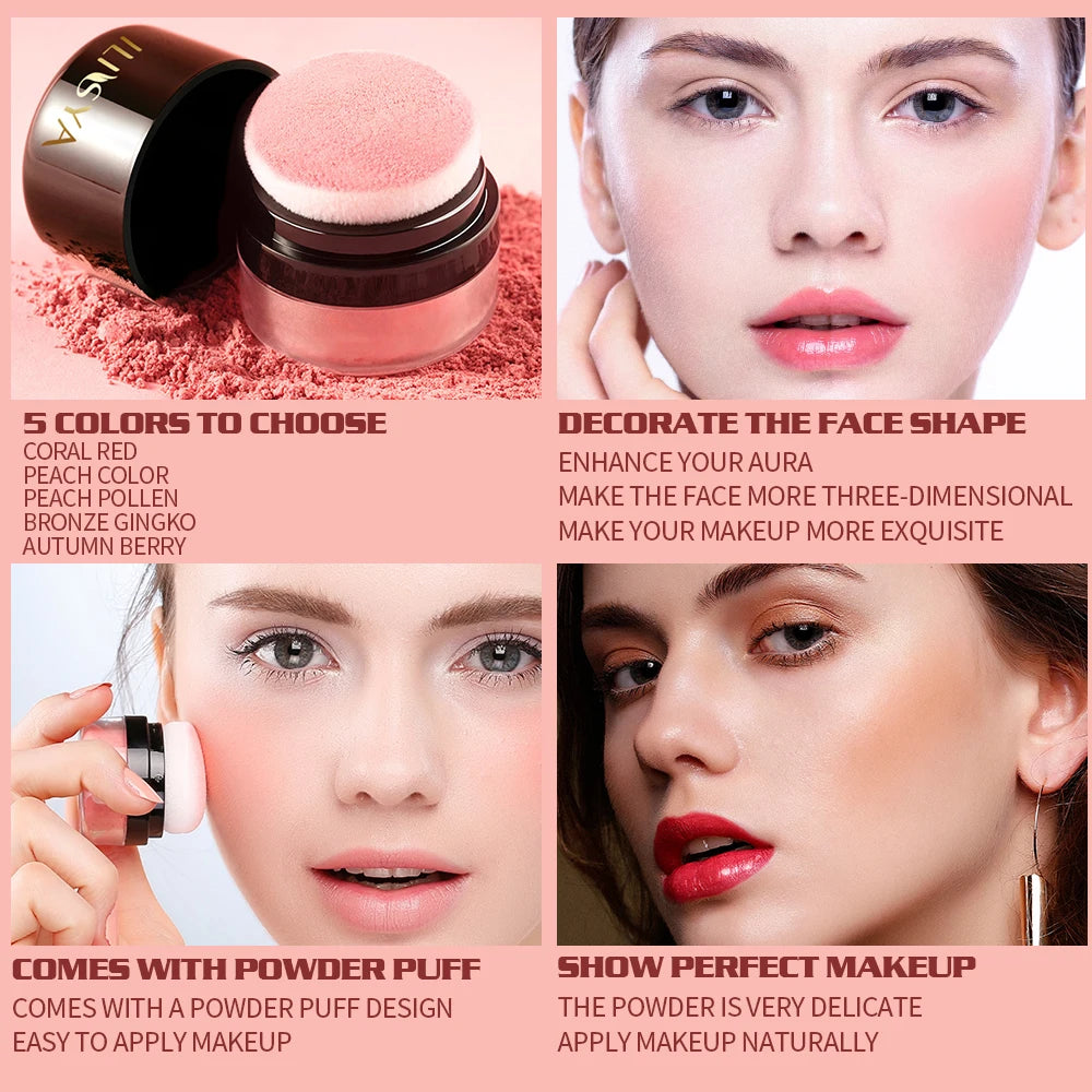 Blush avec Éponge Applicatrice
