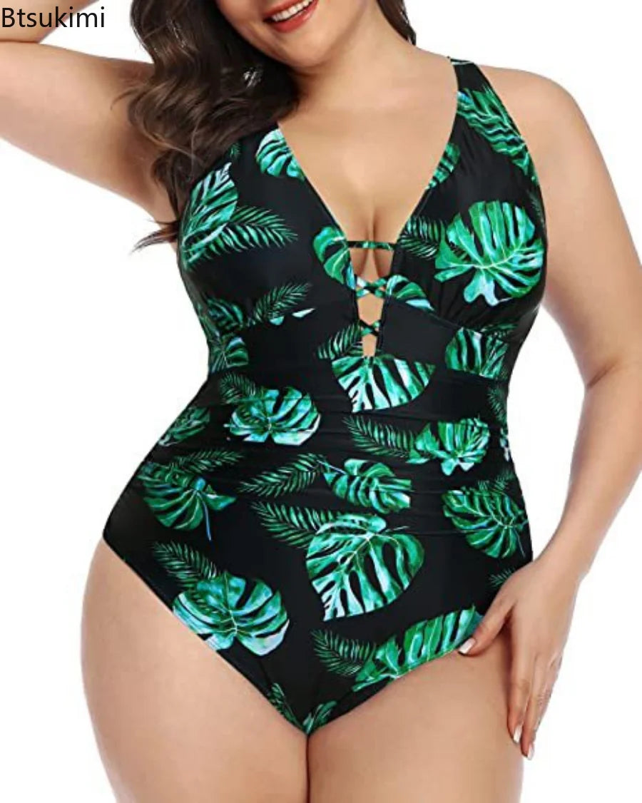 Maillot Grande Taille Décolleté en V