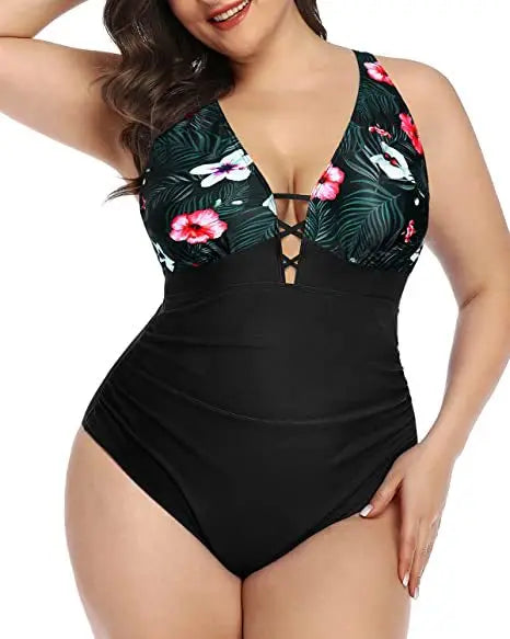 Maillot Grande Taille Décolleté en V