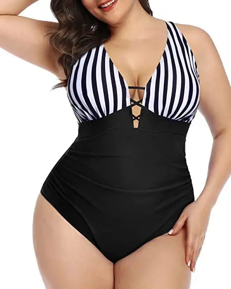 Maillot Grande Taille Décolleté en V
