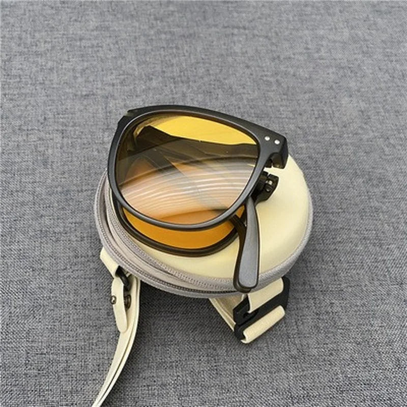 Lunettes de Soleil Polarisées Pliables avec Étui