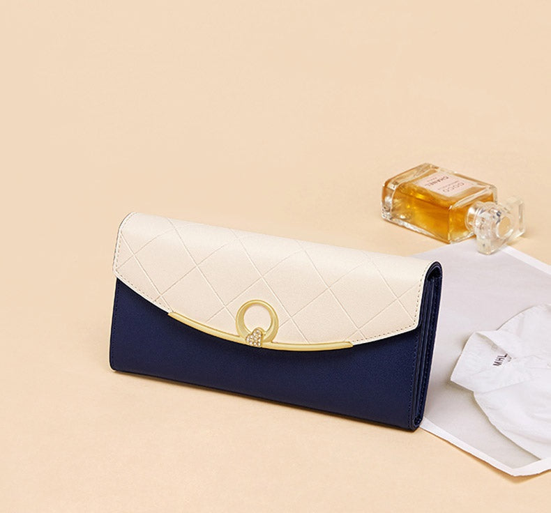 Portefeuille Femme en Cuir Véritable