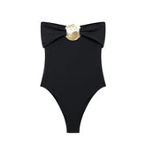 Body Femme Été – Épaules Nues & Boucle Organique